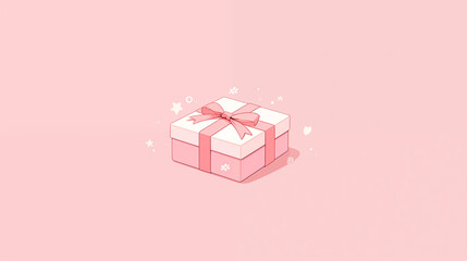 プレゼントボックスの壁紙素材