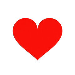Heart, love, romance or valentine's day red png icon for apps and websites