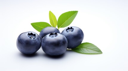 Blueberries on White Background. Fresh, Healthy, Healthy Life, Fruit, Berry
