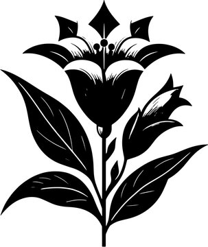 Gentianaceae plant icon 13