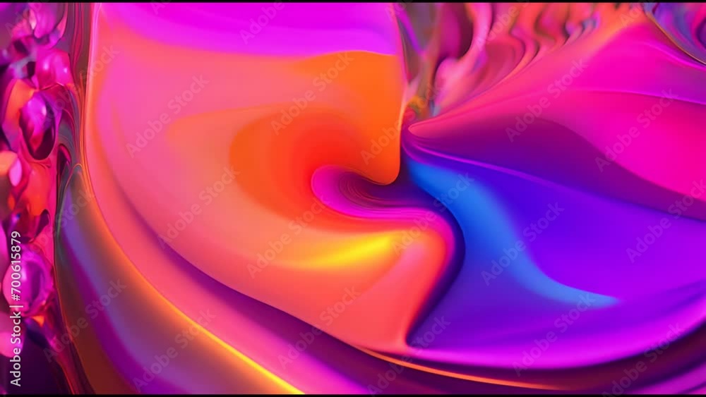 Aufkleber psychedelic background with holographic spectrum colors with colorful reflection.