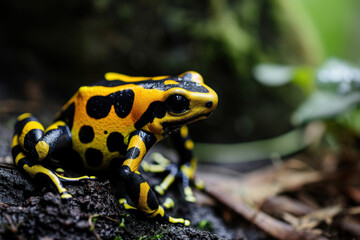 Fototapeta premium Yellow poison dart frog