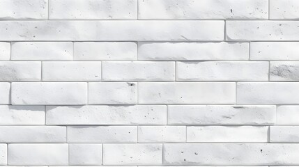 White brick wall, seamless tile