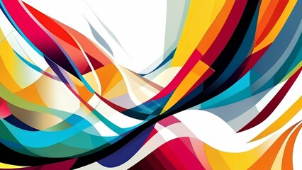 abstract colorful wave background