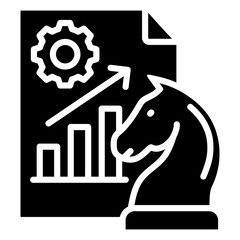 Strategic Planning Icon Element For Design