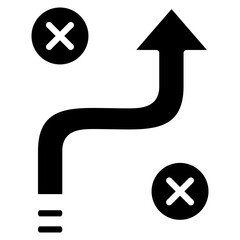 Strategic Direction Icon Element For Design
