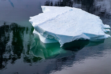 Ice floe in Antarctica.