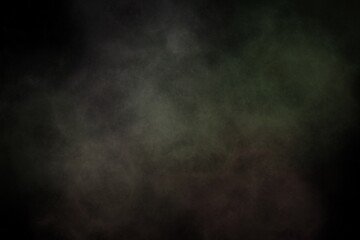 Black background with smog. Smoke or fog illustration with black background.