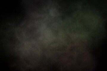 Black background with smog. Smoke or fog illustration with black background.