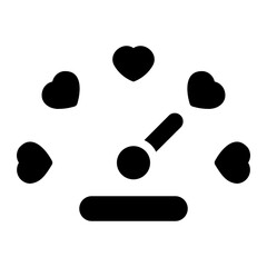 efficiency glyph icon