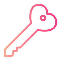 key gradient icon
