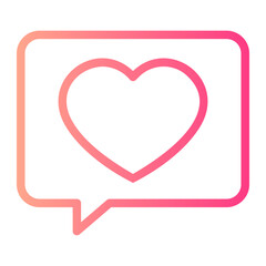 messages gradient icon