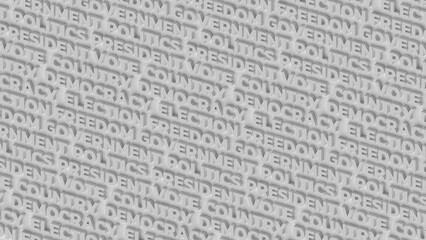 Election 3d words
