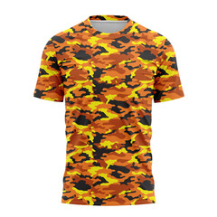  Here are T-Shirt design that has a yellow camo texture