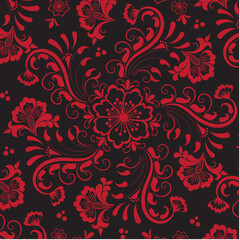 seamless pattern with flowers