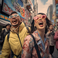 Generative AI: super excited tourists in Asia