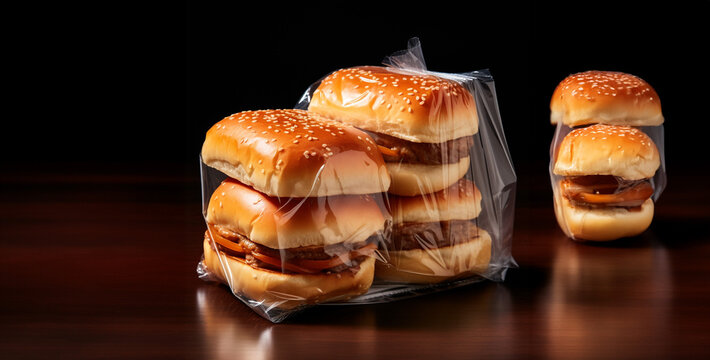 Clear High-resolution image of the burger