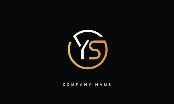 YS, SY, Y, S Abstract Letters Logo Monogram