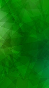 abstract green geometric animate vertical footage video clip. short video clip