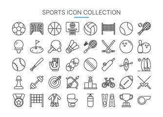 Sport Icon Collection suitable for web amp apps icon presentation and social media