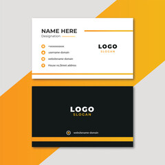 Simple modern card design for your company and business 