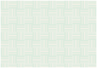 不規則なストライプのチェッカー模様の背景（グリーン）