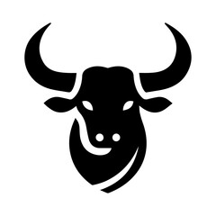 Bull Horn vector silhouette