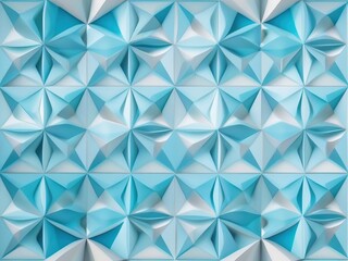 Geometric pattern, beautiful blue background.