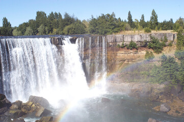 Obraz premium picturesque Salto del Laja waterfalls in Los Angeles, Chile