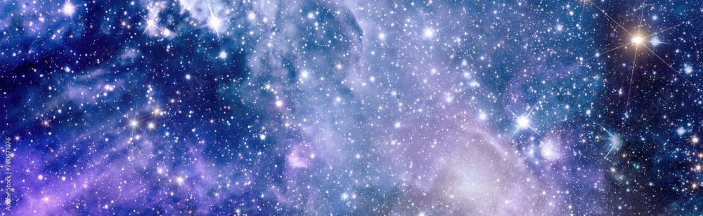 Canvas Prints high quality space background. starfield in outer space many light years far from the earth. element