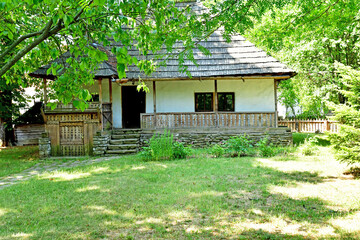 Bucarest, Romania - july 2 2023 : picturesque Village Museum