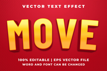 Red Movies text effect, Editable text effect
