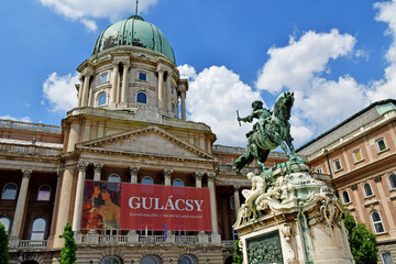 Budapest, Hungary - june 26 2023 : Buda castle