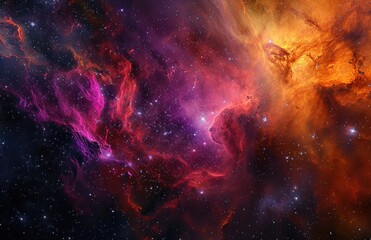 Obraz premium the nebula in inner space