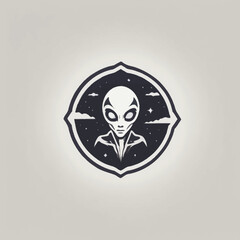 Alien Town Logo Design EPS format Very Cool 