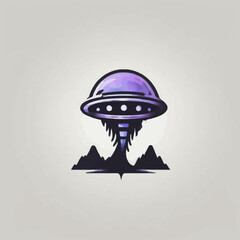 Alien Town Logo Design EPS format Very Cool 