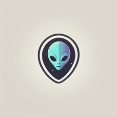 Alien Town Logo Design EPS format Very Cool 