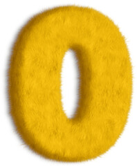 Yellow Number 0