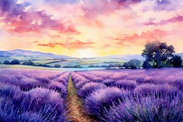 France provence background agriculture purple countryside summer nature sunset flower beauty field landscape