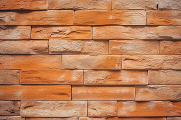 "Orange Brick Wall Texture Background - Brickwork Elegance"

