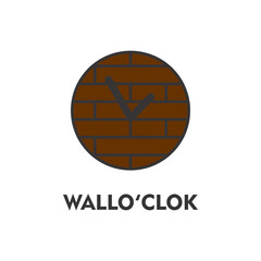 Vector logo illustration latter C icon gradient colorful