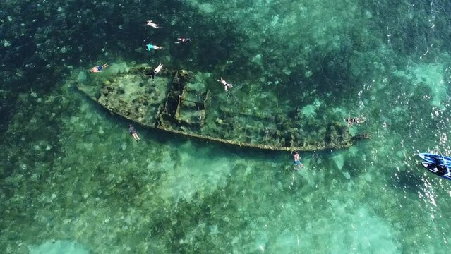 Drone Shots in Tropical Beach - El Nido, Palawan, Philippines
