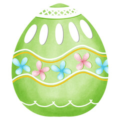 Naklejka premium easter egg with eggs
