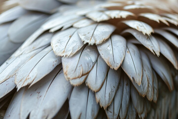 Macro Pelican feather texture