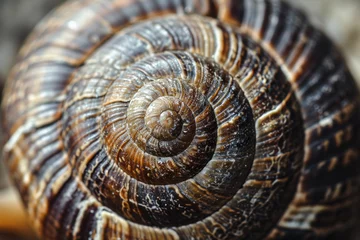 Poster snail shell close up © paul