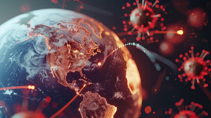Pandemic Mosaic: Mapping the Global Unfold. Generative AI