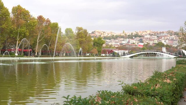  Ankara gen&ccedil;lik parkı view of youth park in ulus  