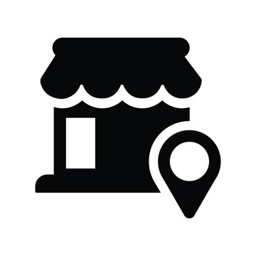 Store location, address, local icon , Perfect use for print media, web, stock images, commercial use.