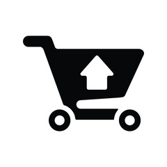 Upload cart, business, cart icon , Perfect use for print media, web, stock images, commercial use.