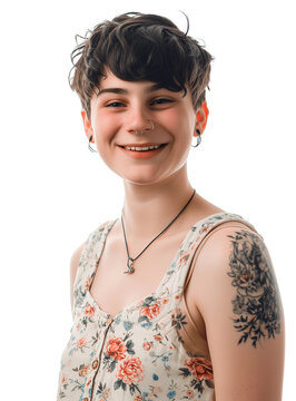 portrait of a transgender woman